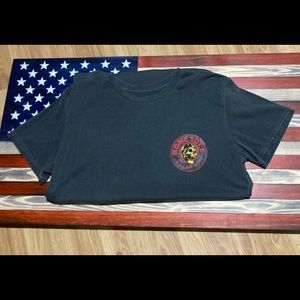 Mens size large graphic T biker Tee Shirt